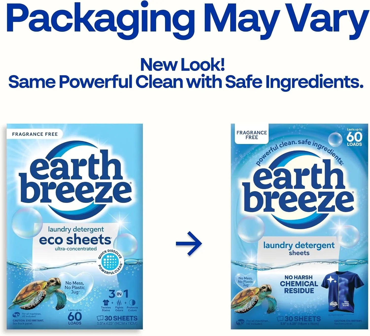 Earth Breeze Laundry Detergent Sheets Calming Lavender 60 Loads (Fragrance Free) Secondary image